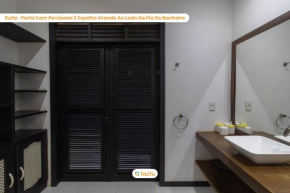 Casa Gracinda: piscina ampla e jardim em Fortim